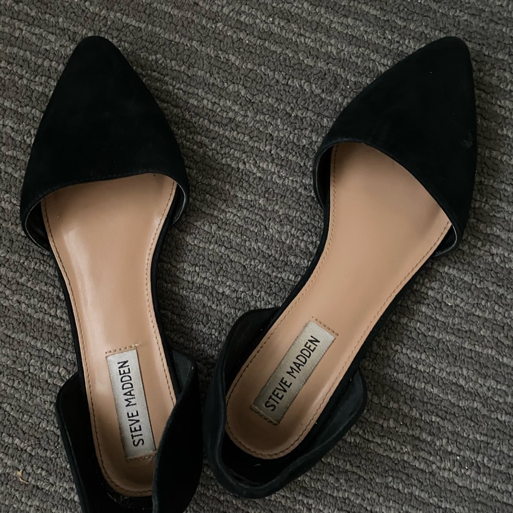 steve madden suede flats